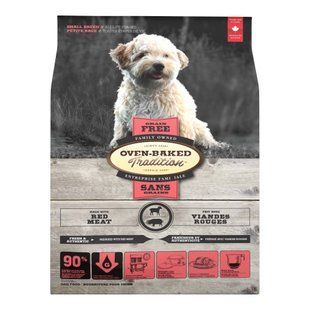 Cухой корм для собак Oven-Baked Tradition Small Breed Grain Free 2,27 кг - красное мясо - masterzoo.ua