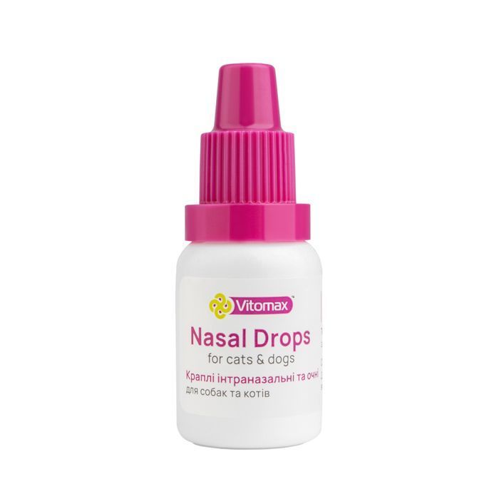 Vitomax Nasal Drops краплі для собак та котів 10 мл - masterzoo.ua