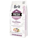Cухой корм для щенков Brit Fresh Chicken Healthy Growth 2,5 кг - курица - masterzoo.ua