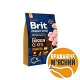 Сухой корм для собак Brit Premium Dog Senior S+M 3 кг - курица - masterzoo.ua