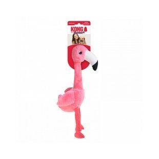 Kong Shakers Honkers Flamingo игрушка для собак S 32 см - розовый - masterzoo.ua