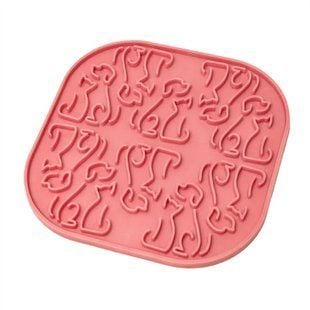 Fiboo Lollipop mat інтерактивний килимок для кошек 19х19 см - рожевий - masterzoo.ua