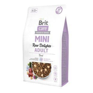 Cухой корм для собак Brit Care Mini Raw Delights Adult 2 кг - говядина - masterzoo.ua