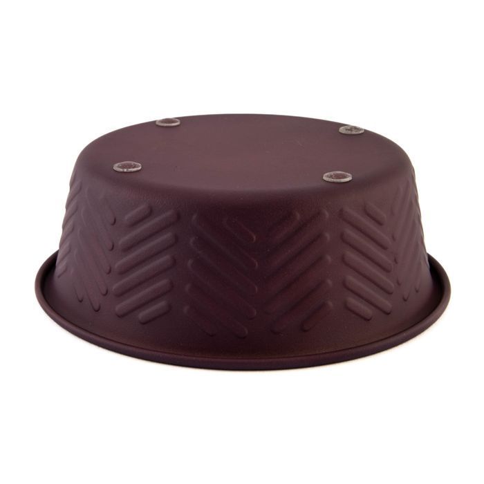 ArjanImpex Premium Chevron Emboss миска металлическая для кошек 470 мл - коричневий - masterzoo.ua