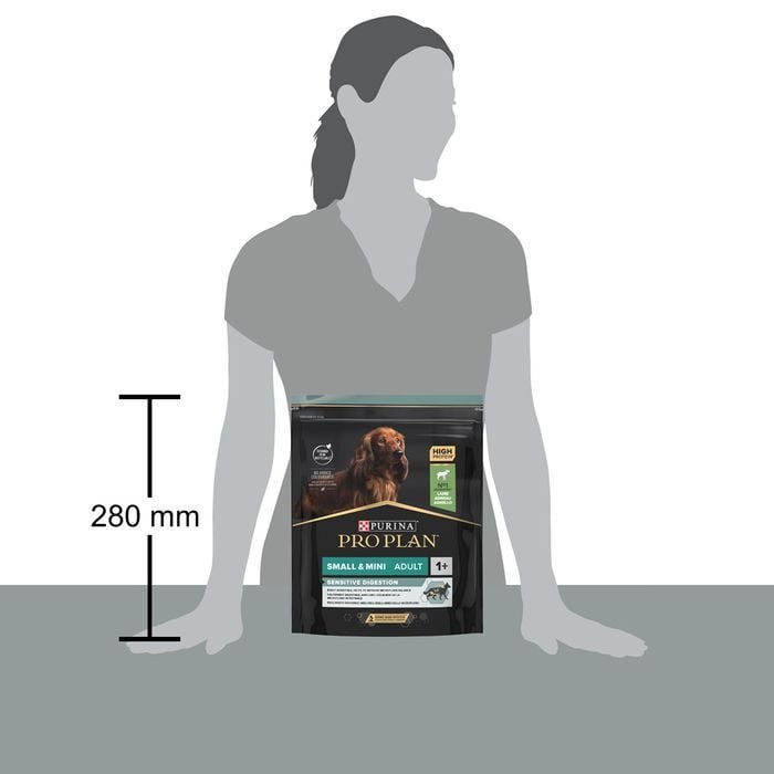 Cухой корм для собак Pro Plan Adult Small & Mini Sensitive Digestion 700 г - ягненок - masterzoo.ua