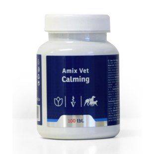 Таблетки Amix Vet Calming успокаивающие для кошек и собак 100 шт - masterzoo.ua