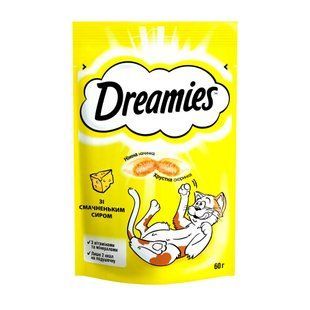 Лакомство для кошек Dreamies 60 г - сыр - masterzoo.ua