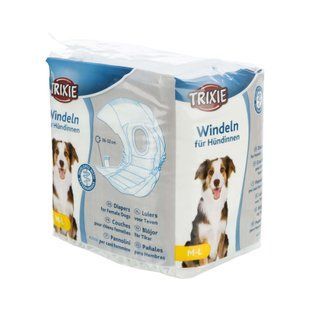 Подгузники для собак (девочек) Trixie 36-52 см M-L 12 шт. - masterzoo.ua
