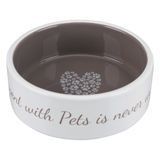 Trixie Pet's Home миска керамічна для котів 300 мл - бежевий - masterzoo.ua