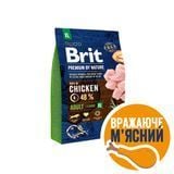Cухий корм для собак Brit Premium Dog Adult XL 3 кг - курка - masterzoo.ua