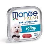 Вологий корм для собак Monge Fresh 100 г - тунець - masterzoo.ua