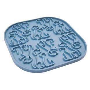 Fiboo Lollipop mat интерактивный коврик для кошек 19х19 см &ndash; голубой - masterzoo.ua