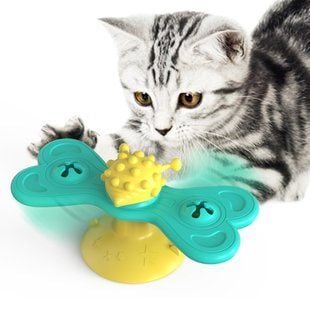 Pet Fun Метелик іграшка для котів 75х77х162 мм - різнокольоровий - masterzoo.ua