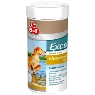 Витамины для собак 8in1 Excel &laquo;Glucosamine + MSM&raquo; 55 таблеток (для суставов) - masterzoo.ua