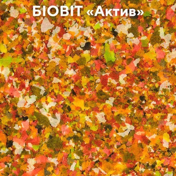 Сухой корм для всеядных аквариумных рыб Priroda Биовит Актив 10 г - хлопья - masterzoo.ua