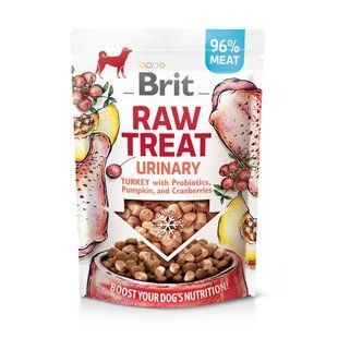 Ласощі для собак Brit Raw Treat Urinary Freeze-dried 40 г - індичка - masterzoo.ua