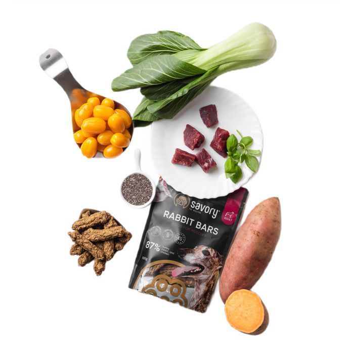 Лакомство для собак Savory Rabbit Bars 100 г - кролик - masterzoo.ua