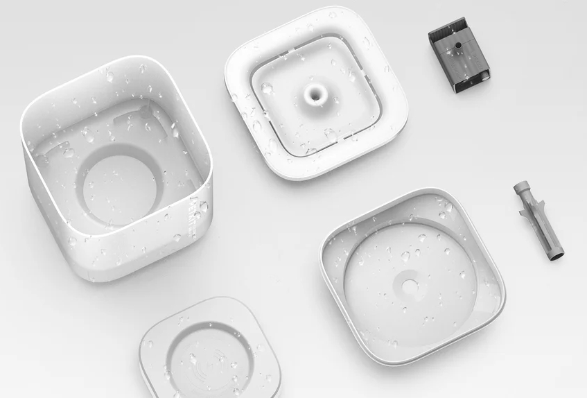 Удобная разборная конструкция для мытья поилки-фонтана Petkit Eversweet Solo SE